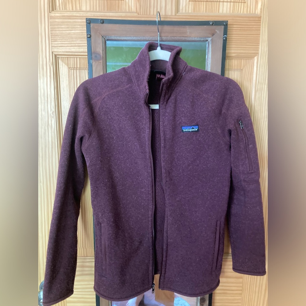 Patagonia Teddy Jacket Burgundy